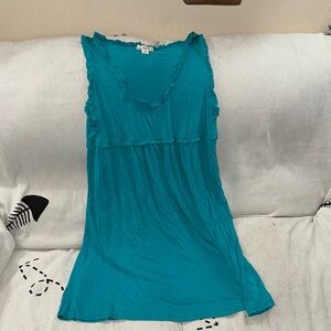 One clothing 2X Green/Blue dress / sleepwear
